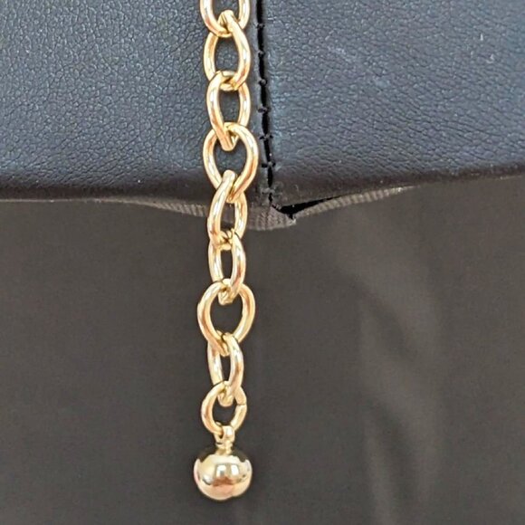 Fun Maze of Circles Necklace Gold and Copper-Bronze   NWT - Picture 4 of 6